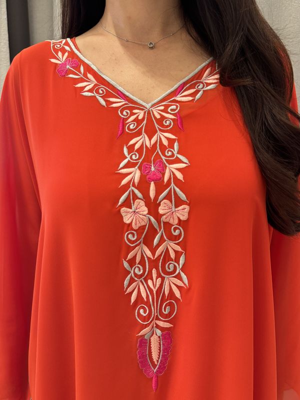 Chiffon Machine Embroidery